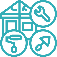 住宅リフォームのアイコン